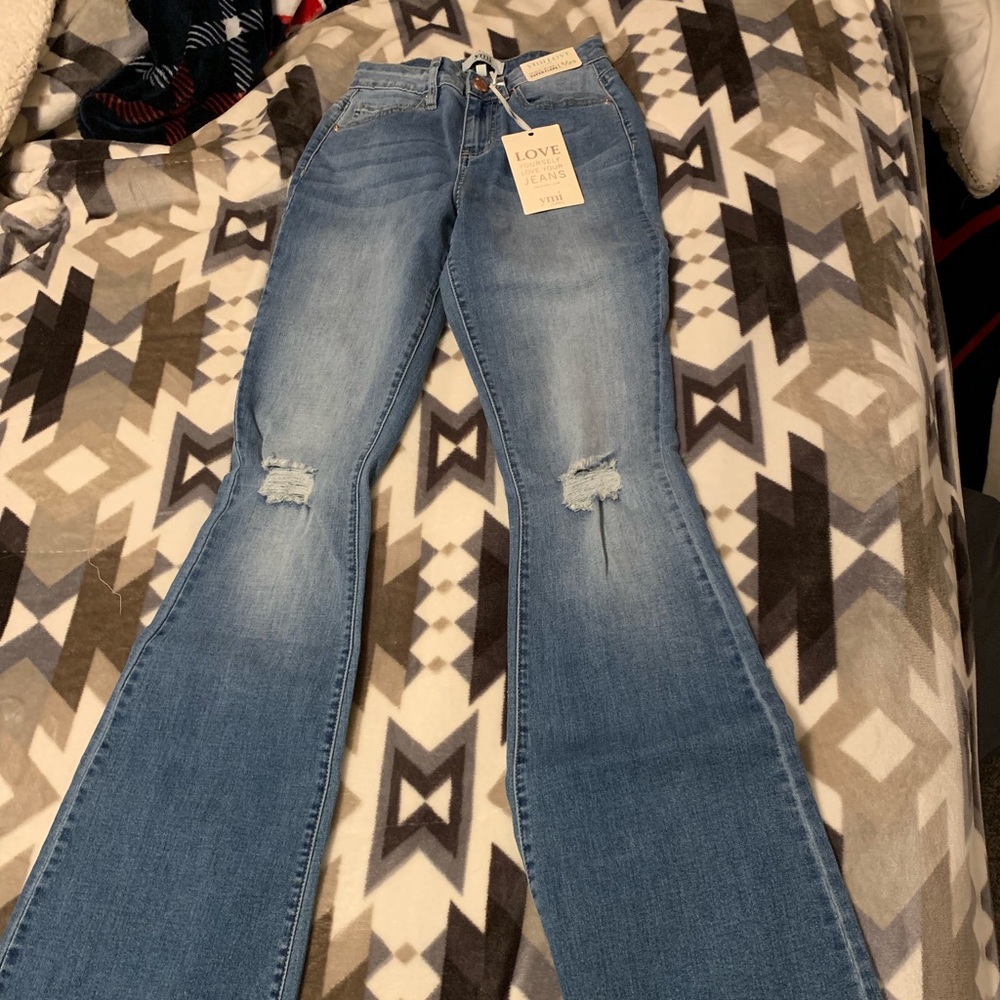 BRAND NEW Fashion Nova high rise flares size 1